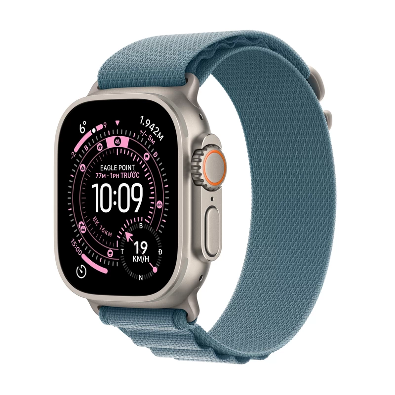Apple Watch Ultra 3 GPS Cellular, 49mm Viền Titan Dây Alpine
