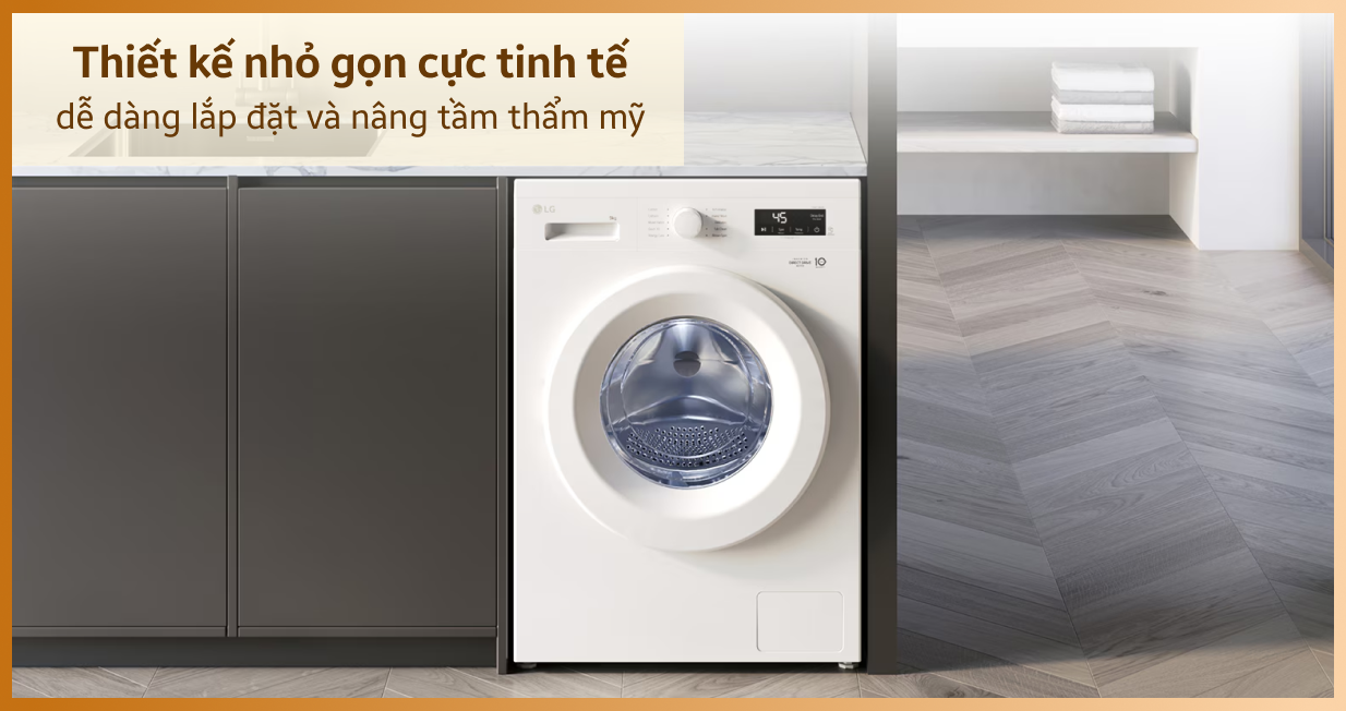 Máy giặt LG cửa ngang 9kg 2024 (FB1209S5M) — ảnh 3