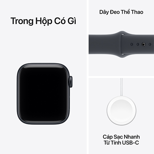Apple Watch SE 3 Viền Nhôm GPS 44mm Dây cao su M/L — ảnh 5