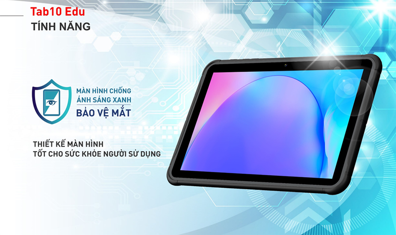 Màn hình rộng 10.1 inch với công nghệ IPS