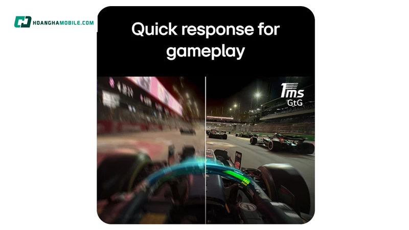 Màn hình gaming hỗ trợ góc nhìn và khung hình mượt mà.