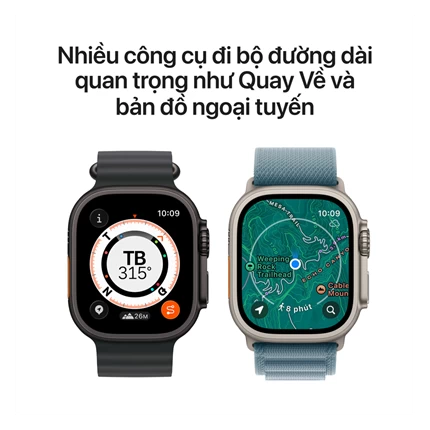 Apple Watch Ultra 3 GPS Cellular, 49mm Viền Titan Dây Alpine — ảnh 6