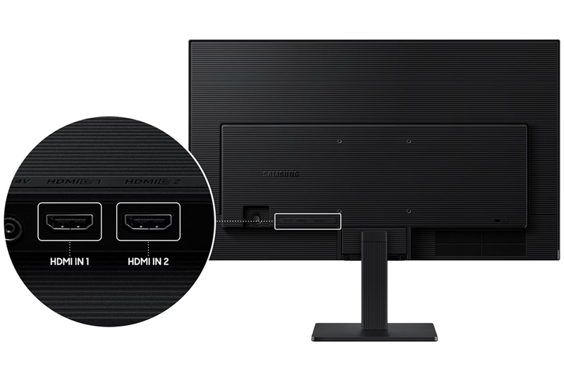 Màn hình Samsung LS24F320GAEXXV - Kết nối linh hoạt hơn cho công việc và giải trí