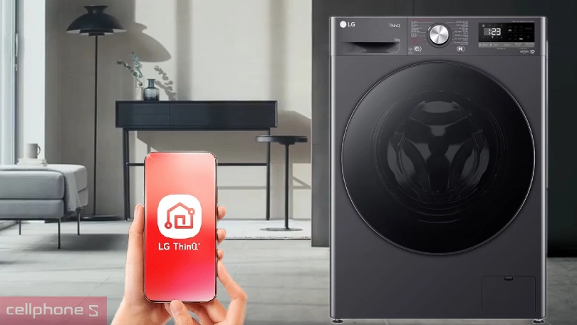 Hướng dẫn kết nối ứng dụng với Công nghệ làm sạch trên máy giặt LG AI Inverter cửa ngang 10kg FV1410S4M1