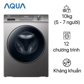 Máy giặt sấy Aqua giặt 10kg sấy 7kg 2024 (AQD-AH1051J.PS)