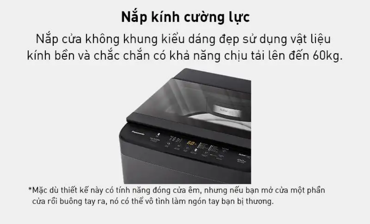 Máy giặt Panasonic cửa trên 10kg 2021 (NA-F10S10BRV) — ảnh 9