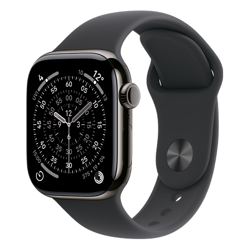 Apple Watch Series 11 Viền Titan Cellular 46mm Dây cao su S/M