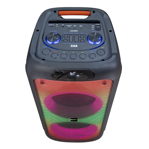 Bộ loa kéo karaoke iCore X88 kèm 02 micro — ảnh 3