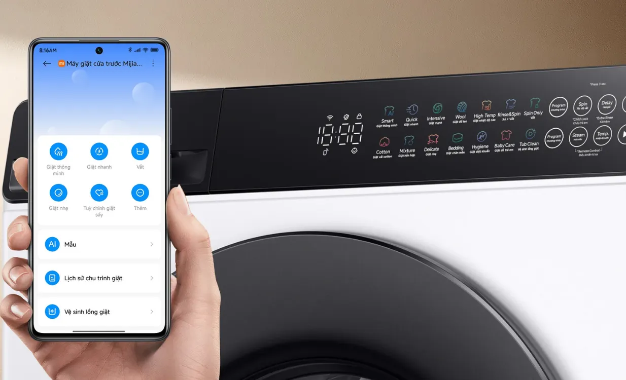 Máy giặt Mijia cửa ngang 9kg 2026 (WM090MJA08VN) — ảnh 6