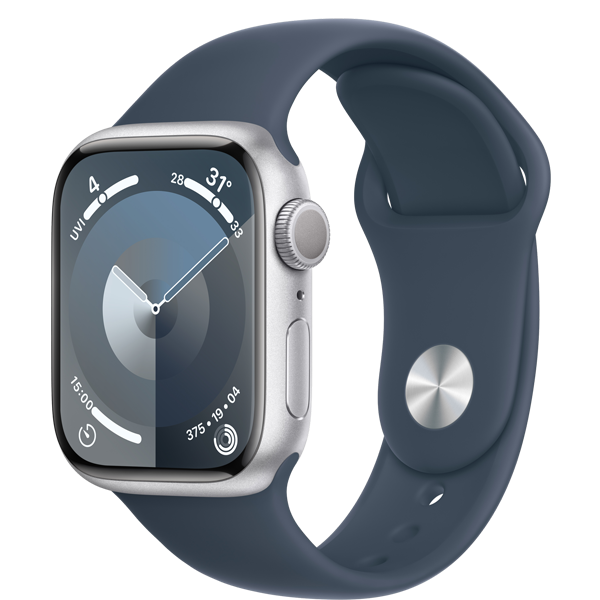Apple Watch Series 9 45mm (GPS) Viền nhôm Dây cao su size M/L — ảnh 8