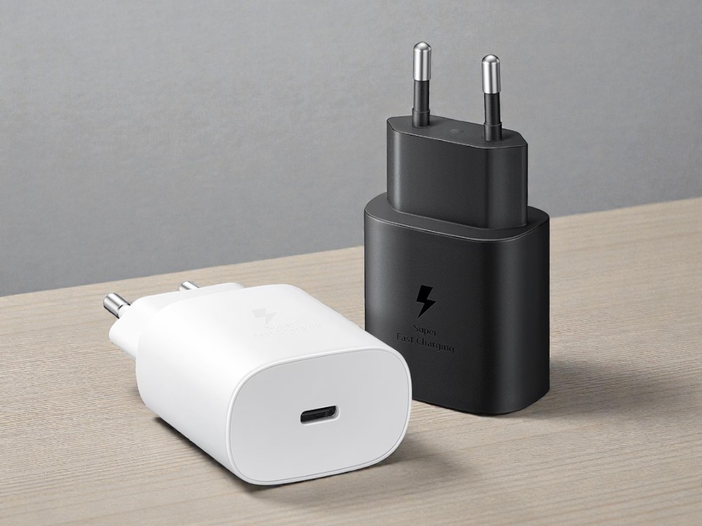 Hai màu củ sạc nhanh Samsung 25W (Không kèm cáp)
