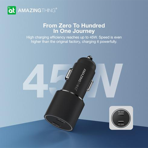 Sạc ô tô AMAZINGThing 45W Dual — ảnh 4