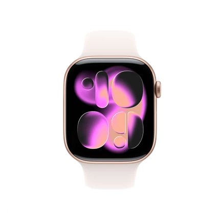 Apple Watch Series 11 GPS, 42mm Viền Nhôm Dây Cao Su — ảnh 3