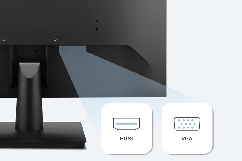 Màn hình ViewSonic VA2414-H - Âm thanh linh hoạt qua cổng kết nối rời