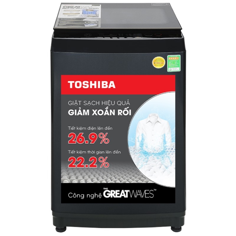 Máy giặt cửa trên Toshiba Inverter 10 kg AW-DM1100JV(MK) — ảnh 3