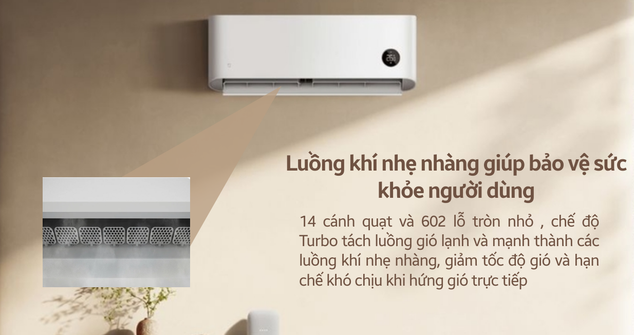 Máy lạnh Mijia Pro Eco Star 1.0 HP Inverter 2025 (9K) — ảnh 4
