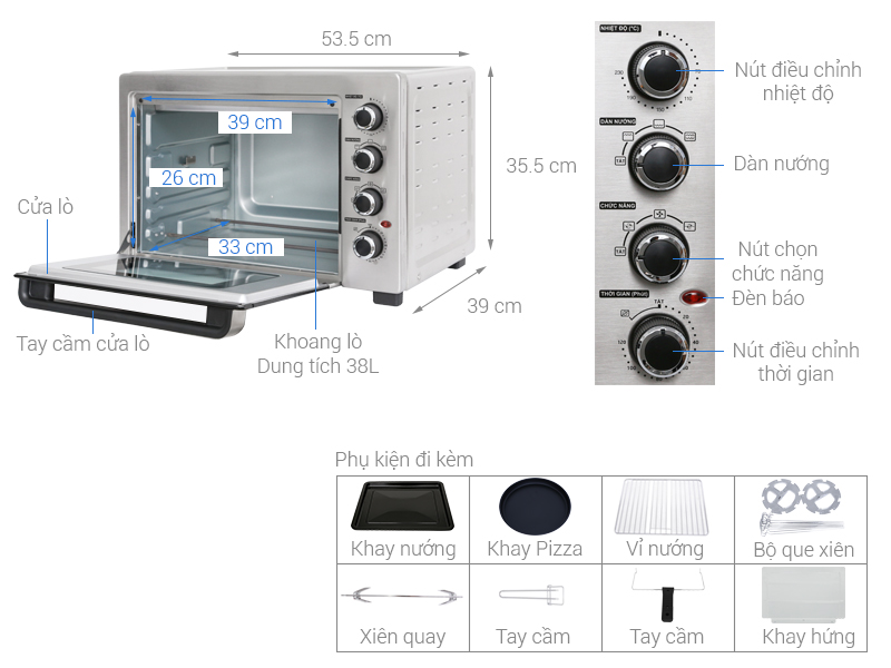 Lò Nướng EO-A384RCSV-ST — ảnh 10