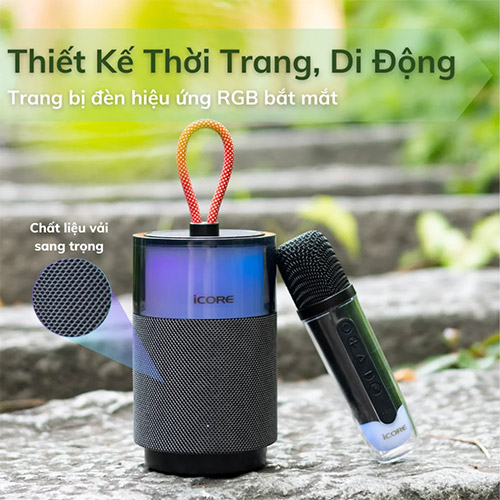 Loa Bluetooth iCore ISM03 kèm 1 Micro — ảnh 4