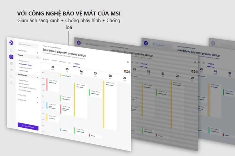 Màn hình MSI Pro MP243L E14 - Tần số quét 144Hz cho trải nghiệm mượt mà