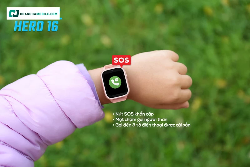 Tiện ích SOS khẩn cấp của đồng hồ masstel.