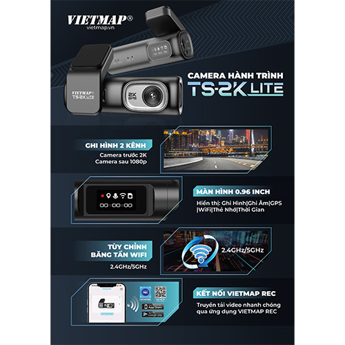 Camera quan sát ghi hình Vietmap TS-2K Lite — ảnh 5