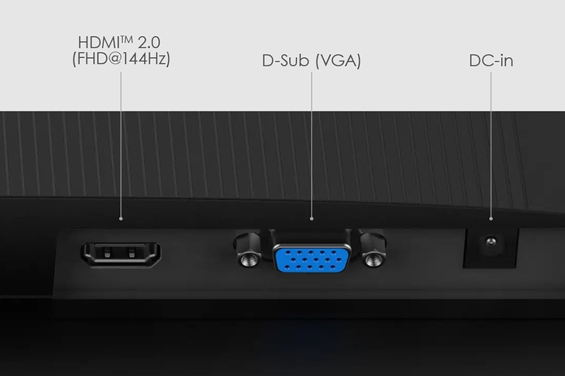 Màn hình MSI Pro MP243L E14 - Kết nối đáp ứng nhu cầu sử dụng phổ thông