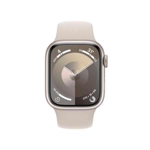 Apple Watch Series 9 45mm (GPS) Viền nhôm Dây cao su size M/L — ảnh 4