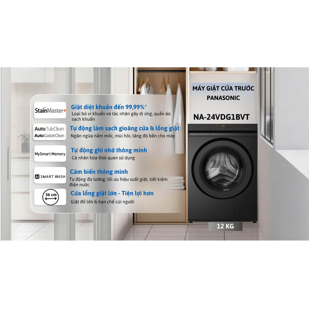 Inverter 12 Kg NA-24VDG1BVT — ảnh 2