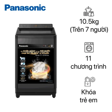 Máy giặt Panasonic cửa trên 10.5kg 2025 (NA-FD105V3BV)
