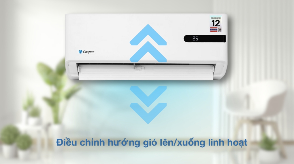 Máy lạnh Casper Inverter 1 HP GC-09IB36 - Cơ chế thổi gió