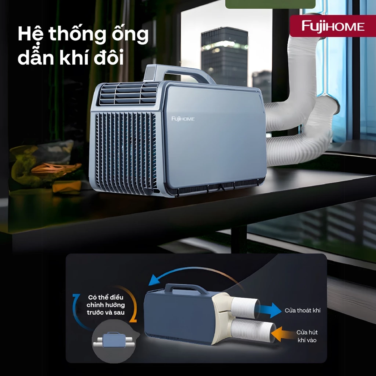 Máy điều hoà mini di động thông minh FujiHome PAC06-PRO — ảnh 3