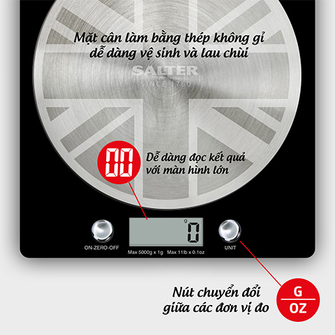 Cân điện tử Salter 1036UJBKDR-EU — ảnh 3