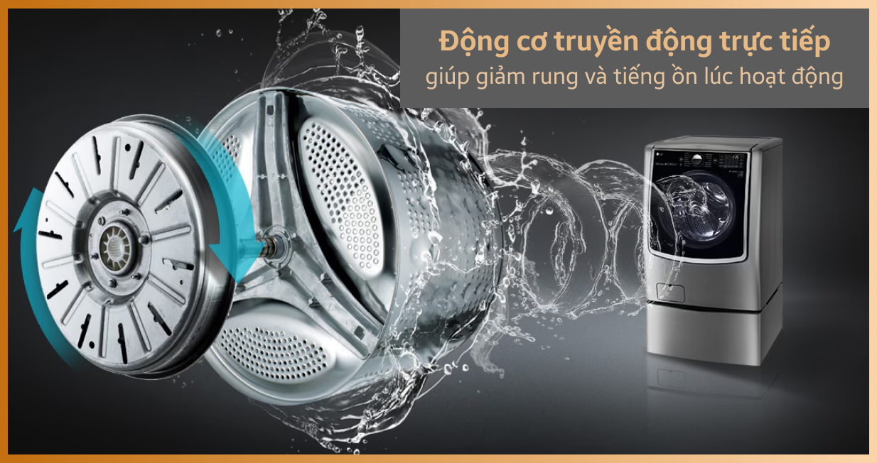 Máy giặt LG cửa ngang 10kg 2023 (FV1410S4M1) — ảnh 5
