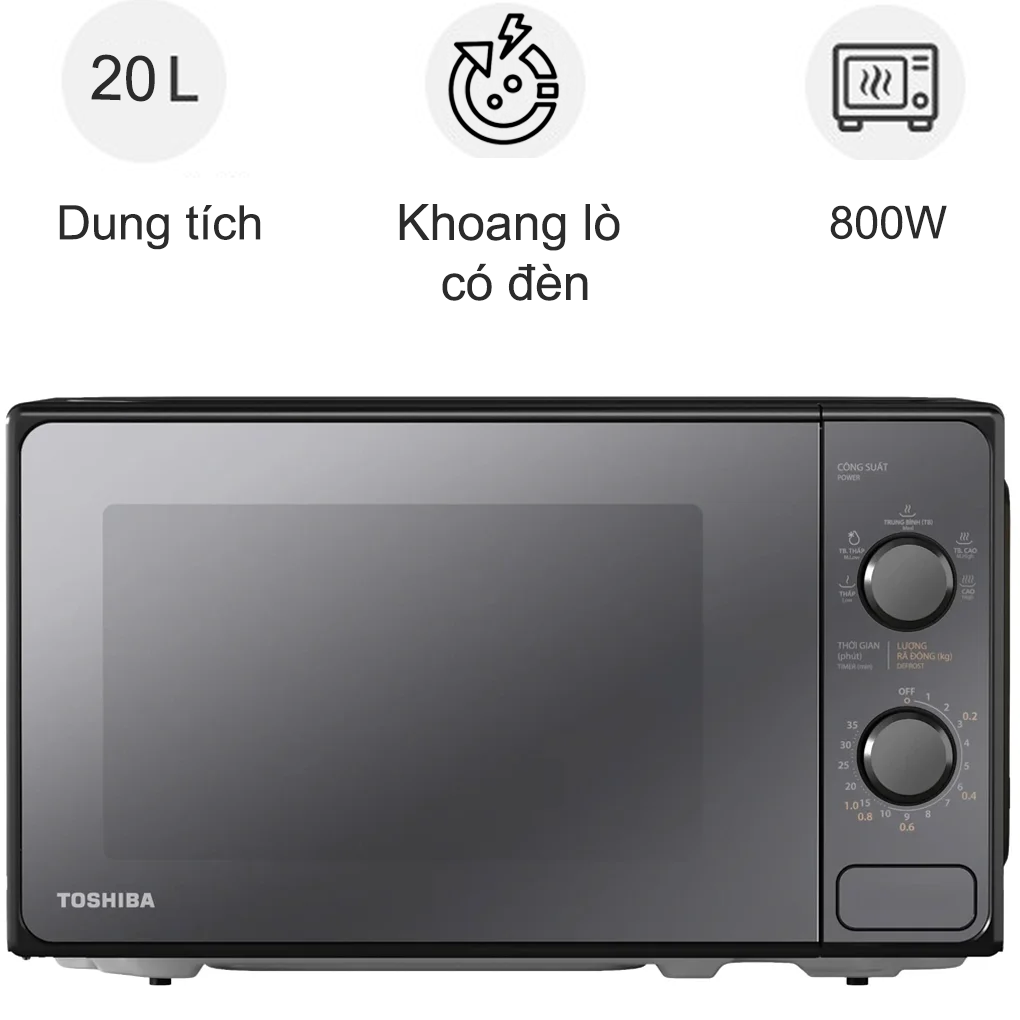 Lò Vi Sóng MM2-MM20PE(BM)VN 20 Lít Thái Lan