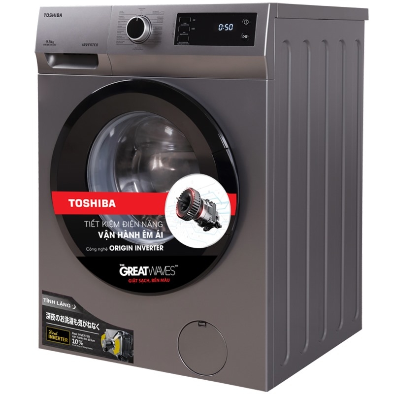 Máy giặt cửa trước Toshiba Inverter 9.5 kg TW-BK105S3V(SK) — ảnh 2