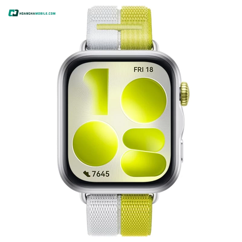 Đồng hồ thông minh HUAWEI Watch Fit 5 - Dây nylon được trang bị màn hình AMOLED 1.82 inch với độ phân giải 480x408 pixel