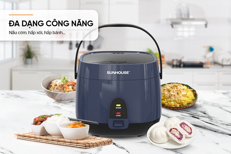 Nồi cơm điện Sunhouse SHD8611N đa năng