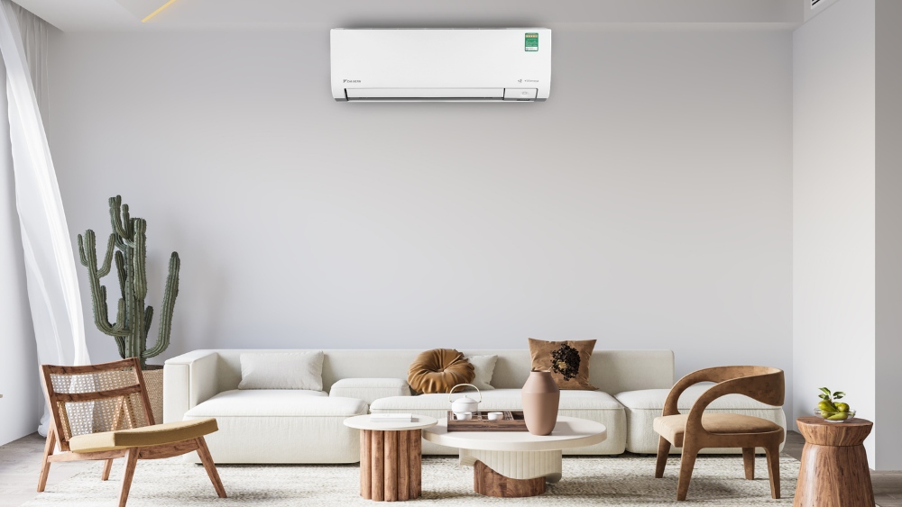 Thiết kế tinh tế của Máy Lạnh Daikin Inverter 1 Hp FTKM25AVMV