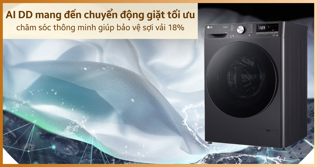 Máy giặt LG cửa ngang 10kg 2023 (FV1410S4M1) — ảnh 6
