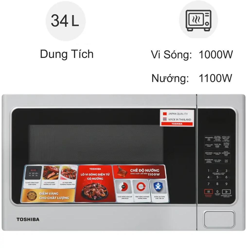 Lò vi sóng ER-SGS34(S1)VN 34 lít