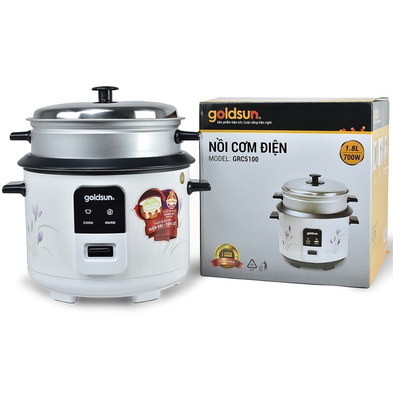 Nồi cơm điện nắp rời Goldsun 1.8L GRC5100 — ảnh 7