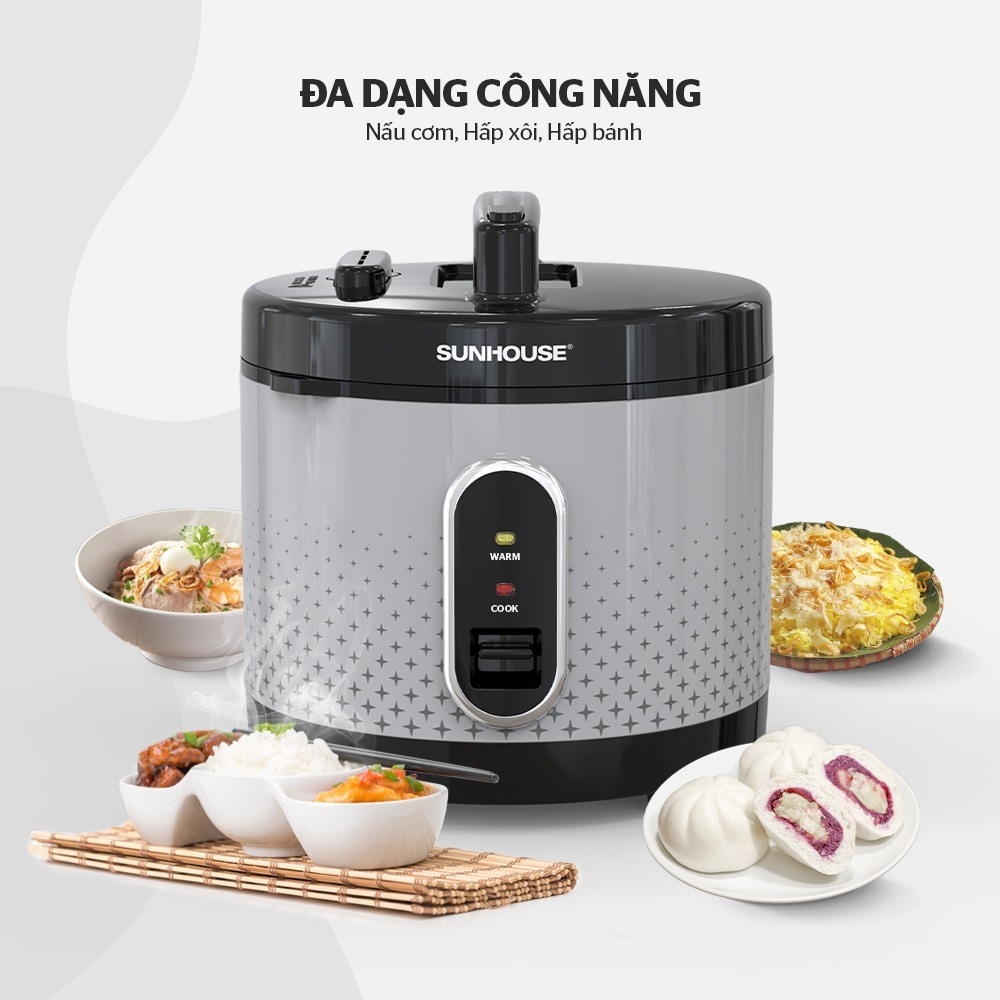 Nồi cơm điện Sunhouse 1.8 lít SHD8624 — ảnh 8