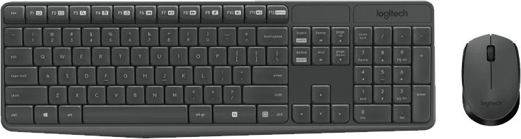 Bộ bàn phím chuột không dây Logitech MK235 Wireless