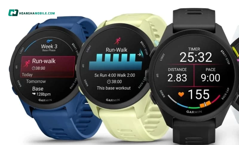Đồng hồ thông minh Garmin Forerunner 70 được trang bị màn hình AMOLED 1.2 inch mang lại khả năng hiển thị sắc nét