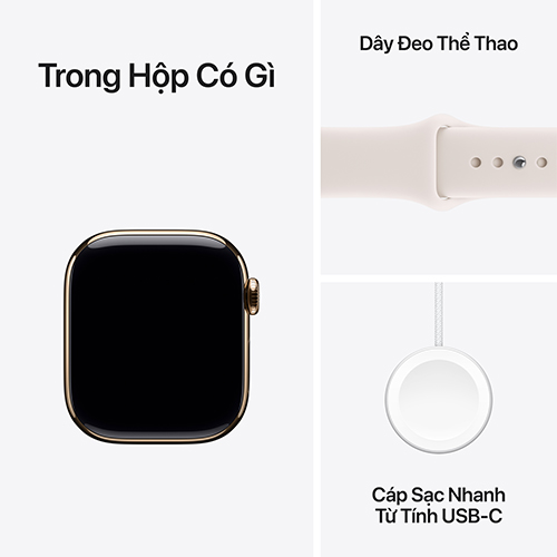 Apple Watch Series 11 Viền Titan Cellular 46mm Dây cao su S/M — ảnh 6