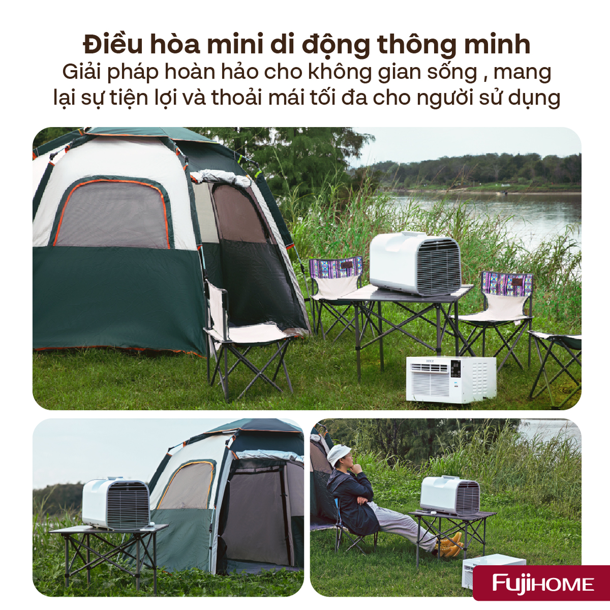 Máy điều hoà mini di động FujiHome PAC04 — ảnh 10