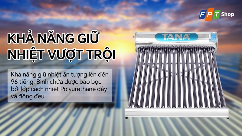 Máy nước nóng năng lượng mặt trời 180 lít Đại Thành Classic 58-18 (hình 5)