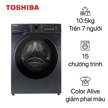 Máy giặt sấy Toshiba giặt 10.5kg sấy 7kg 2025 (TWD-T21BU115UWV(MG))