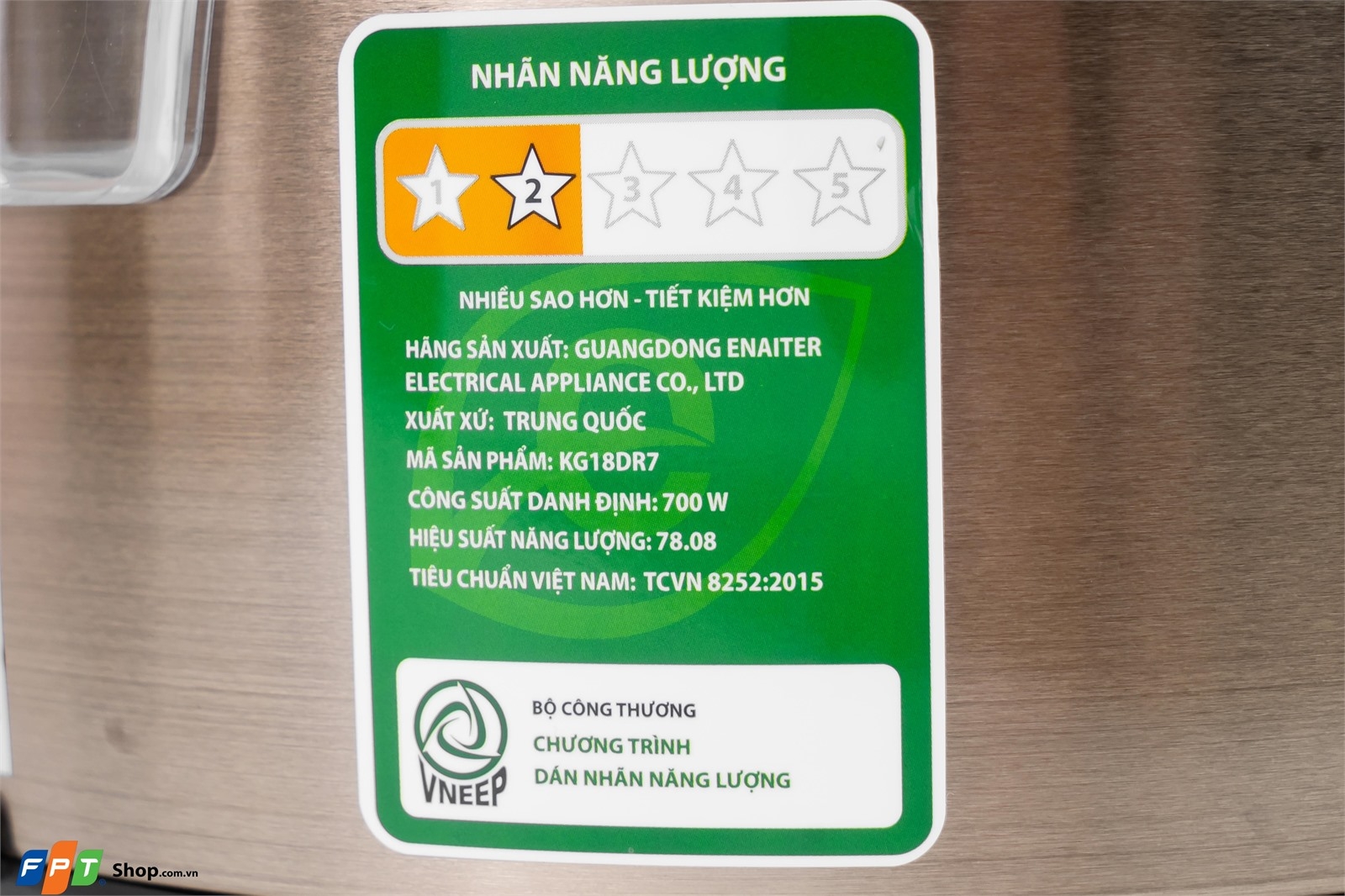 Nồi cơm điện tử Kangaroo 1.8 lít KG18DR7 — ảnh 7
