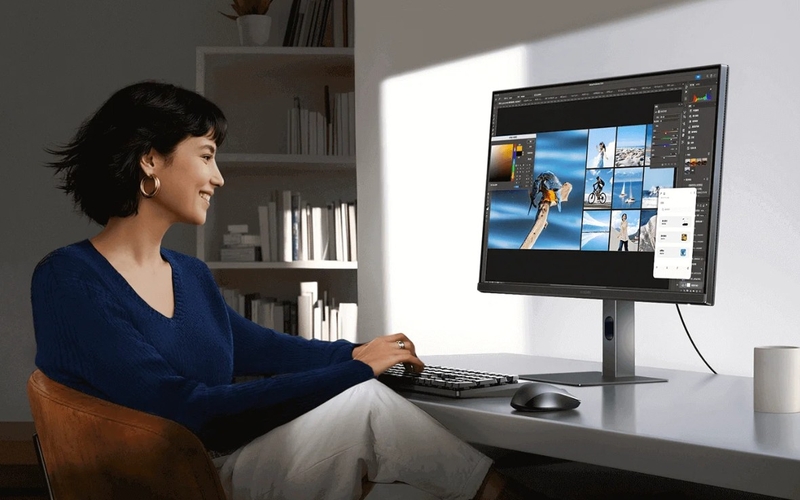 Tấm nền IPS duy trì màu sắc đồng đều mọi góc nhìn